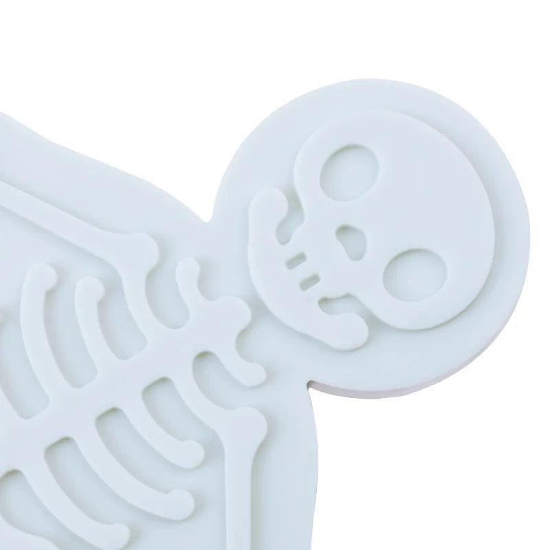 2020 1PCS Halloween Cookie Cutter 3D Plastic Gingerbread Skeleton Biscuit Mold Fondant Pastry Dough Christmas Cake