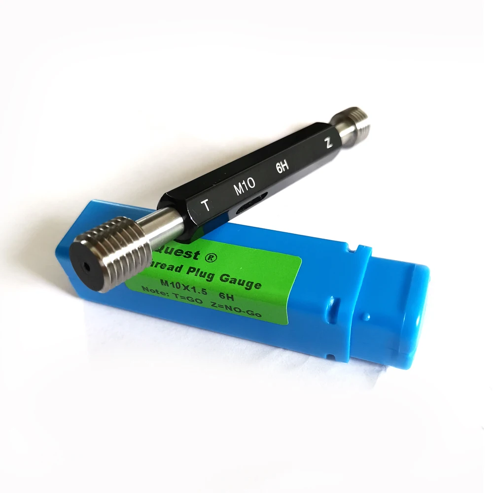 Imagem -03 - Mão Direita Métrica Rosca Plug Calibres M10 M10x1.5 M10x1.25 M10x1 M10x0.75 M10x0.5 Fino Rosca Calibre de Detecção Ferramentas 6h