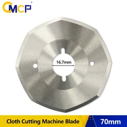 Free Shipping 1PC Out Daimeter 70mm Cutter Blade For Cloth Cutting Machine Blade HSS Fabric Cutting Knife HSS Cutting Disc