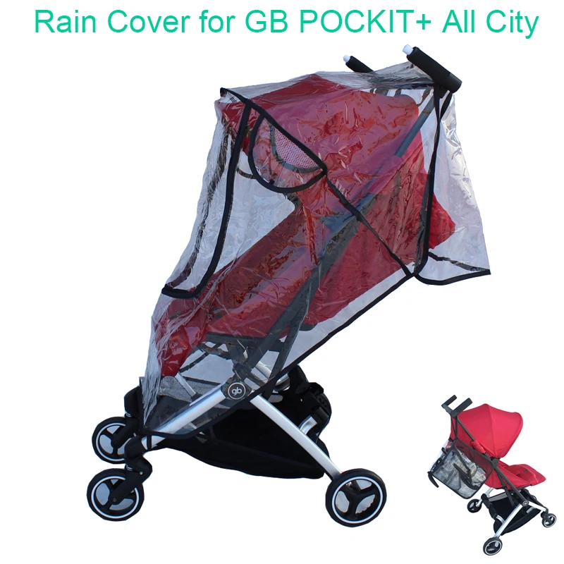 1:1 Baby Stroller Accessories Raincoat Rain Cover Dust-proof Cover Windproof Cover for GB POCKIT+ All City Cybex Libelle