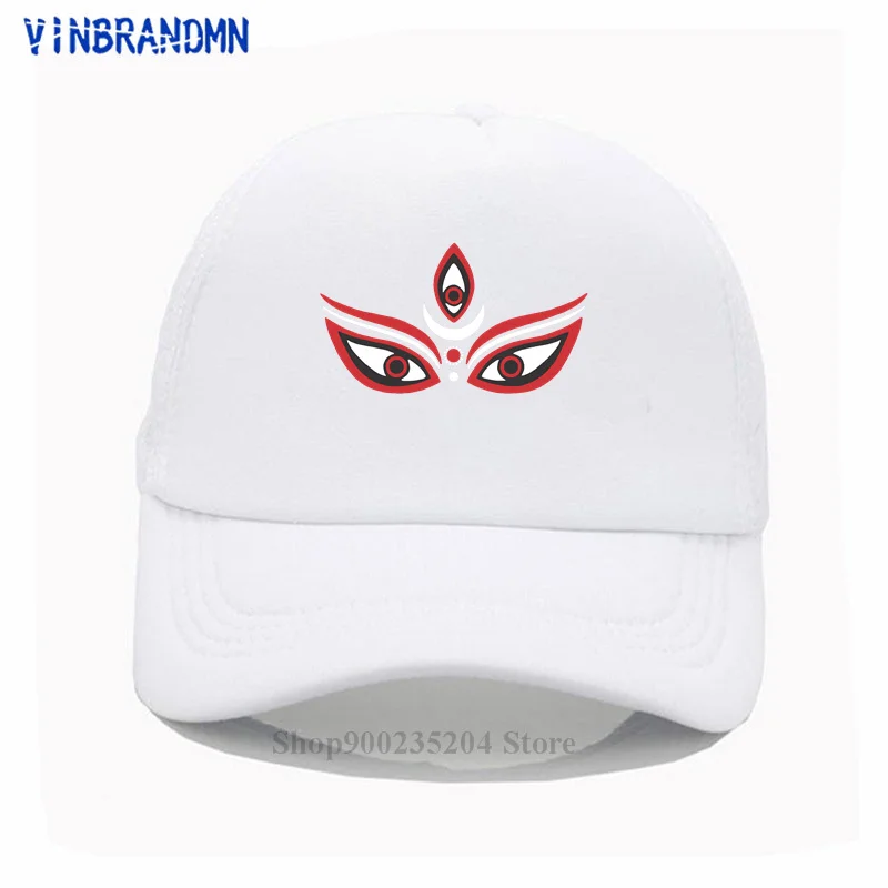 Hindu Goddess KALI EYE Baseball cap India Lord Shiva Newest fashion hats Hinduism Kali Gods of Hinduism Adjustable Snapback hats