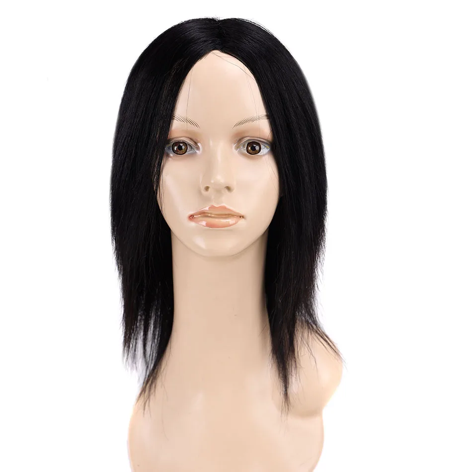 BHF Layered Wig Human Hair Full Machine Middle Part Remy Brazilian Straight Pixie Cut Trendy Wig For Women cosplay