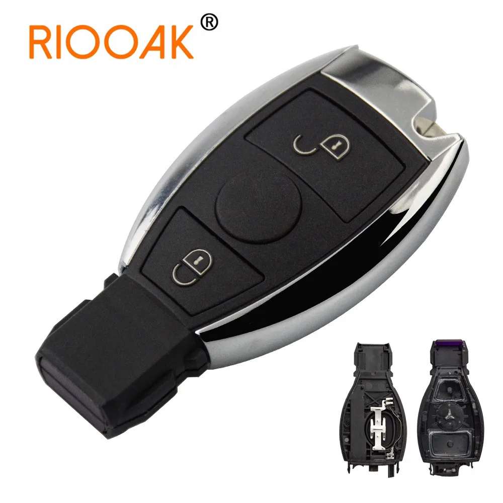 

Remote Key Shell Case Cover 2 Button Replacement Fob Remote Smart key case For Mercedes BENZ ML SL SLK CLK W211