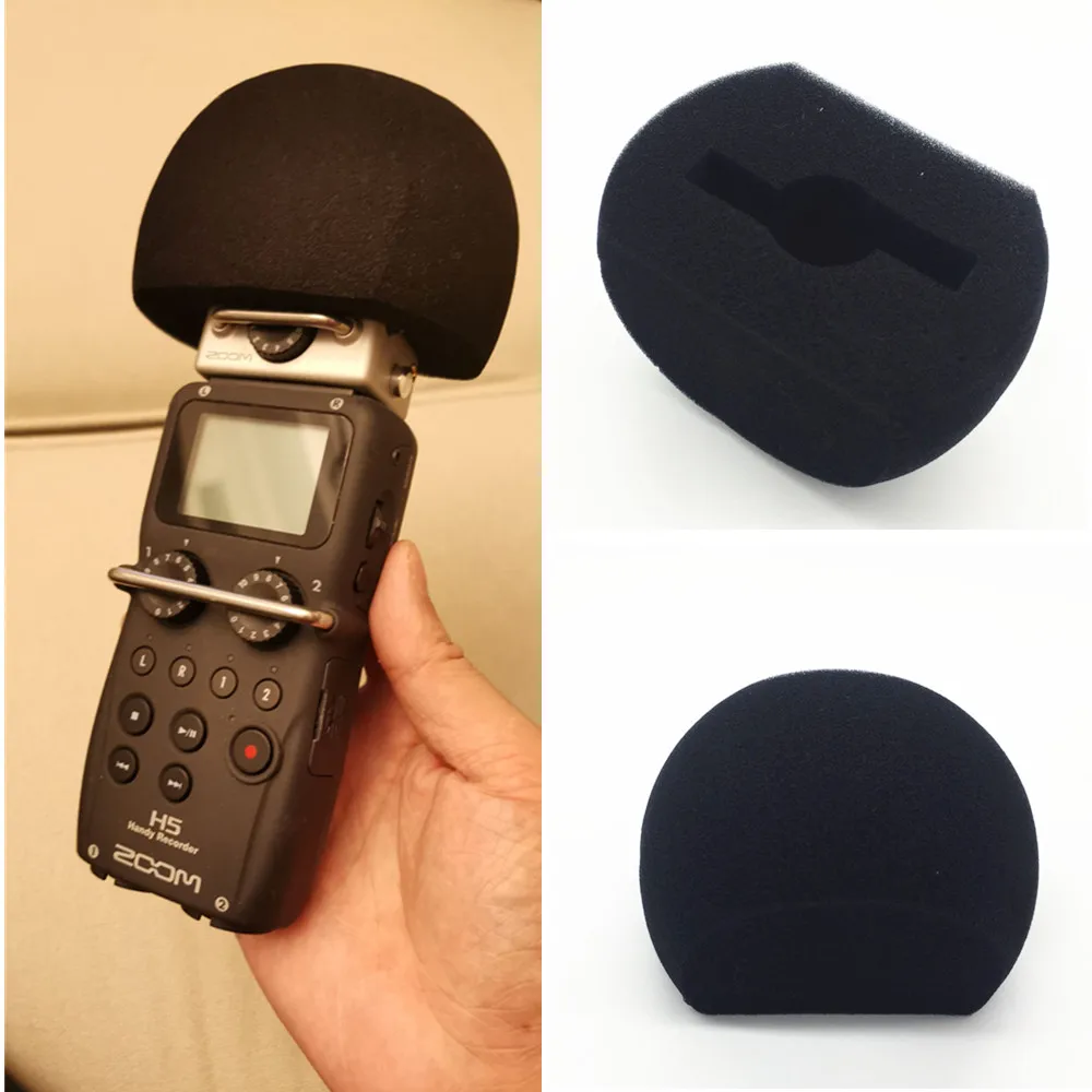 Dead Cat  Foam Mic Windproof Cover Filter Artificial Fur Muff Windscreen Shield for ZOOM H5 H6 Handy Recorder Pen Microphone