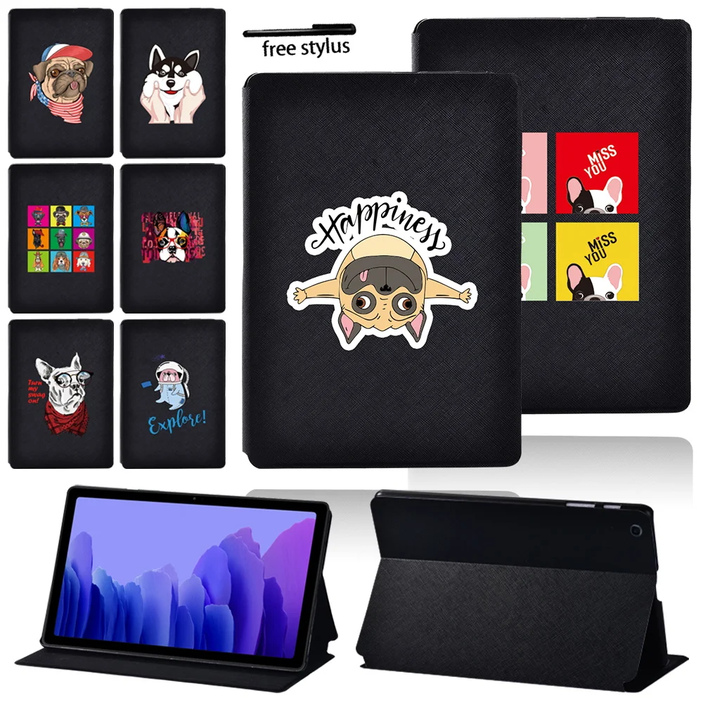 Case For Samsung Galaxy Tab A7 10.4 Inch Case 2020 SM-T500 T505 - Printing Dog PU Leather Tablet Folding Protective Shell Cover