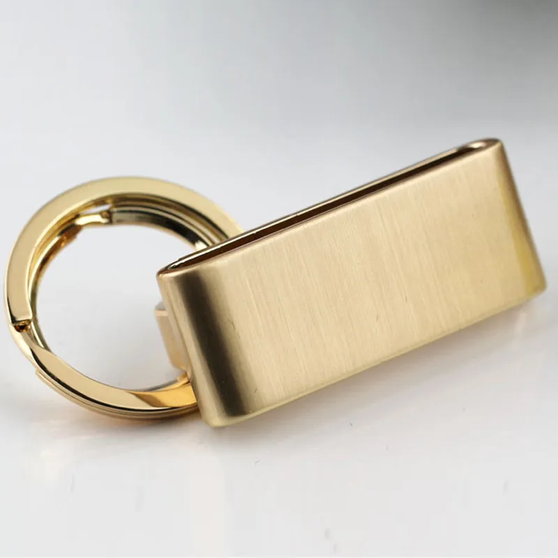 Belt Key Rings Buckle Clip for Belt Double Loops Car Keychain Key Fob Key Chain Ring Gold Silver Color Gift Box