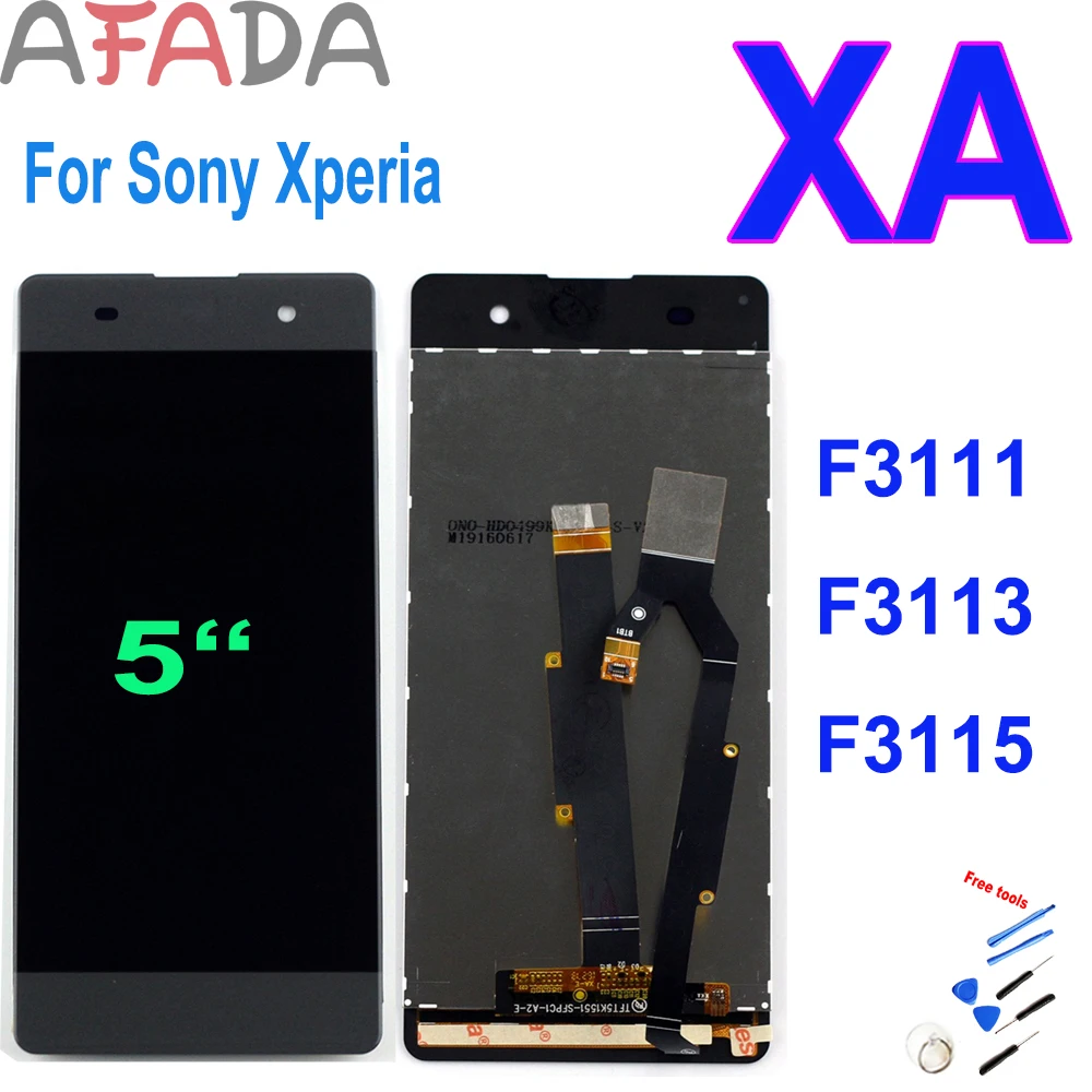 

5.0" For Sony Xperia XA F3111 F3113 F3115 LCD Display with touch Screen display Digitizer Assembly Repair Parts Replacement