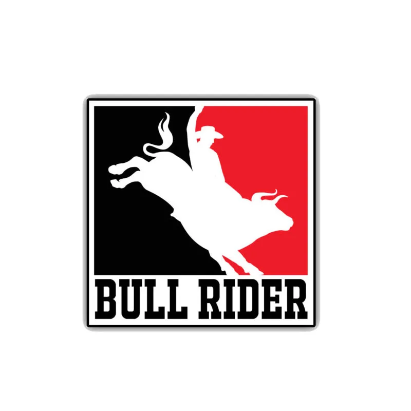 Personalized Bull Rider PBR Rodeo Decal PVC Helmet Laptop Car Sticker Car Decor