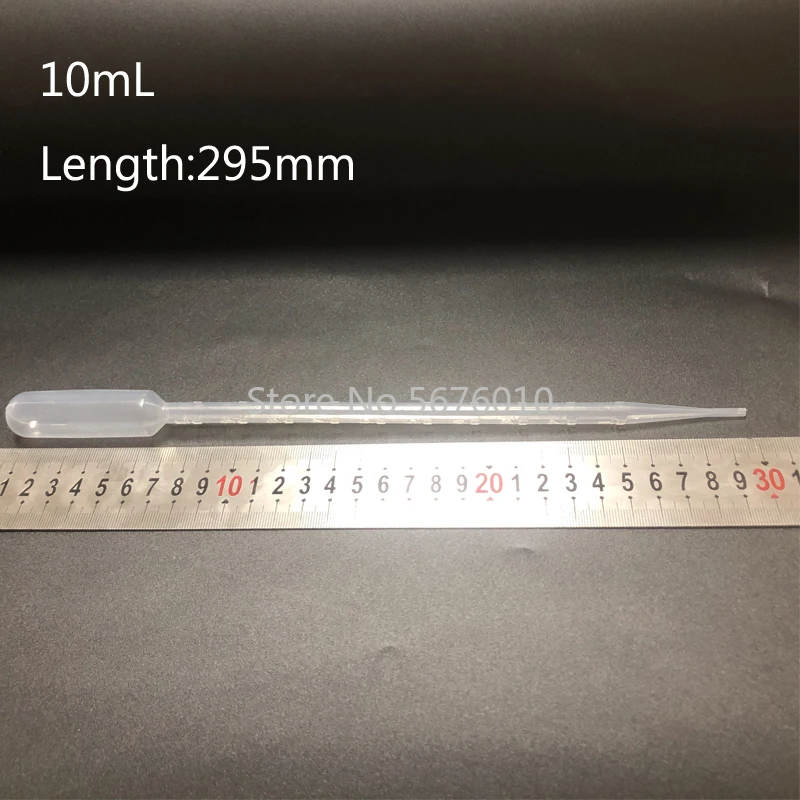 10ml Plastic Lab 50pcs 100pcs 200pcs 300pcs Disposable Graduated Dropper Transfering Pasteur Pipettes for School Experiment