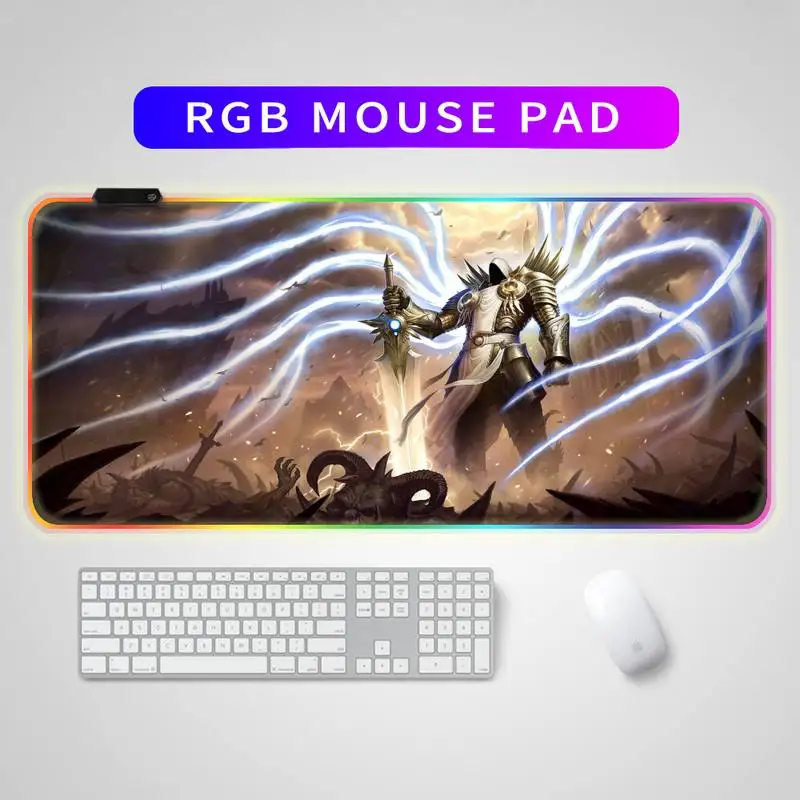 

RGB mouse pad gamer carpet notebook mouse pad Diablo 3 game mouse pad gamer keyboard mouse pad notebook mouse pad