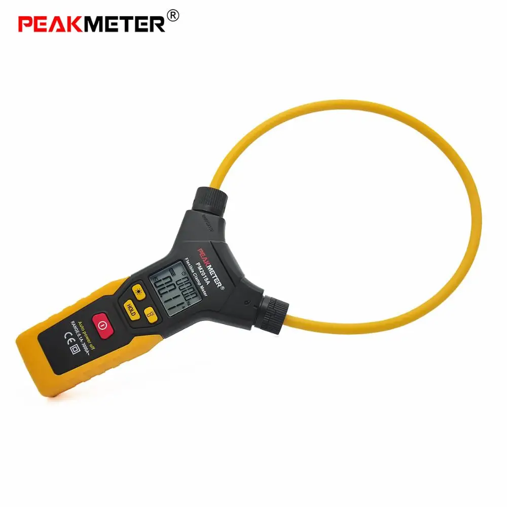 PEAKMETER PM2019A Digital Flexible Clamp Meter  Handheld Flexible Current clamp 3000A AC Current Multimeter 3000A 6000 counts