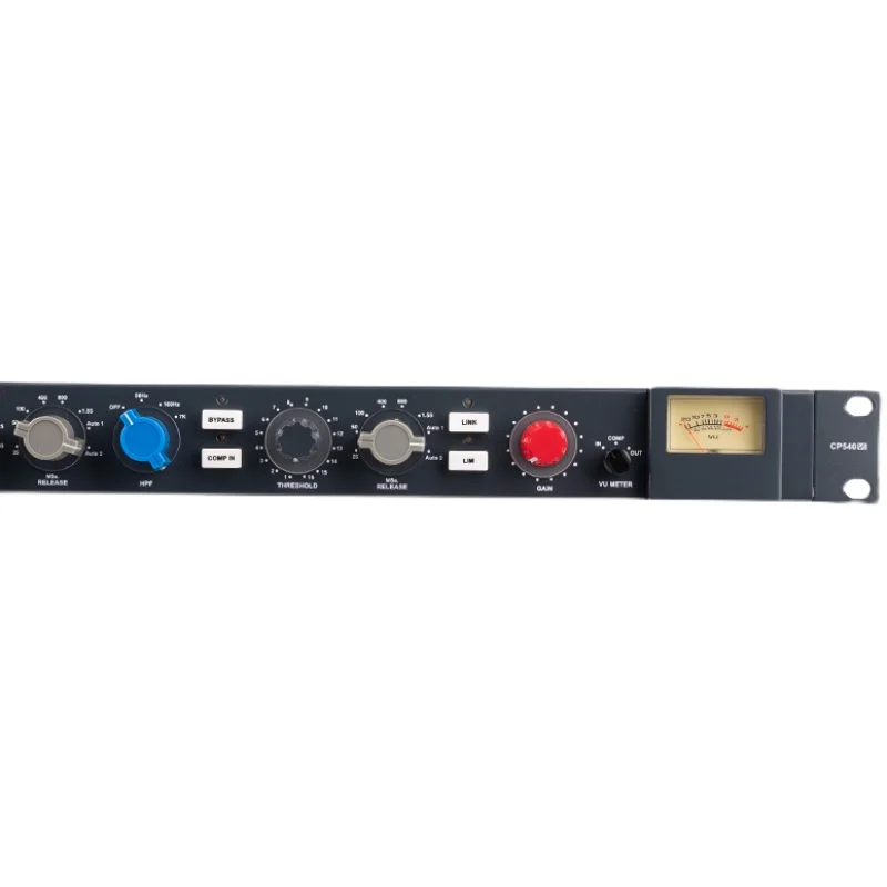 Alctron CP540V2 One Channel Microphone Signal Compressor and Limiter, with THRESHOD,RATIO,ATTACK,RELEASE Knobs,High Qulity Sound