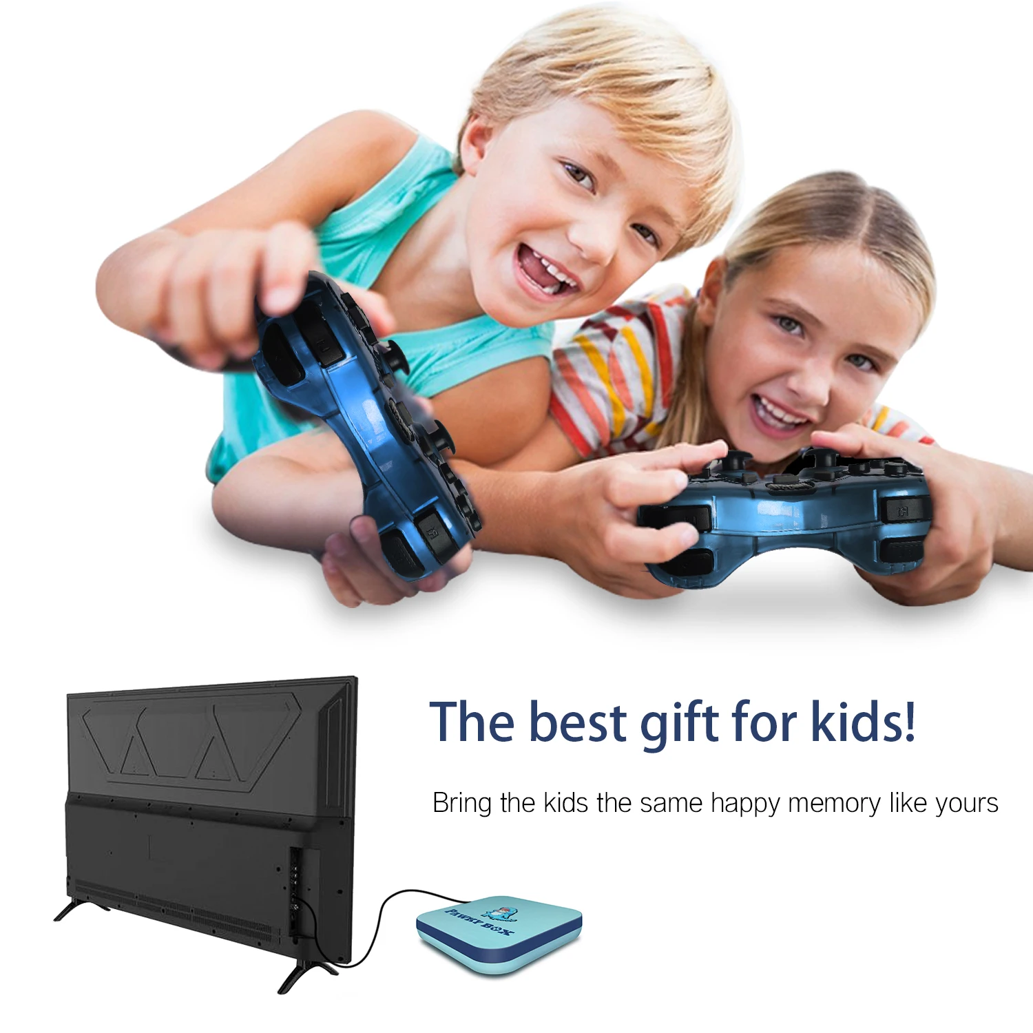 Go! Pawky Box Game Console for PS1/DC/Naomi 50000+ Games Super Console WiFi Mini TV Kid Retro 4K Video Game Player