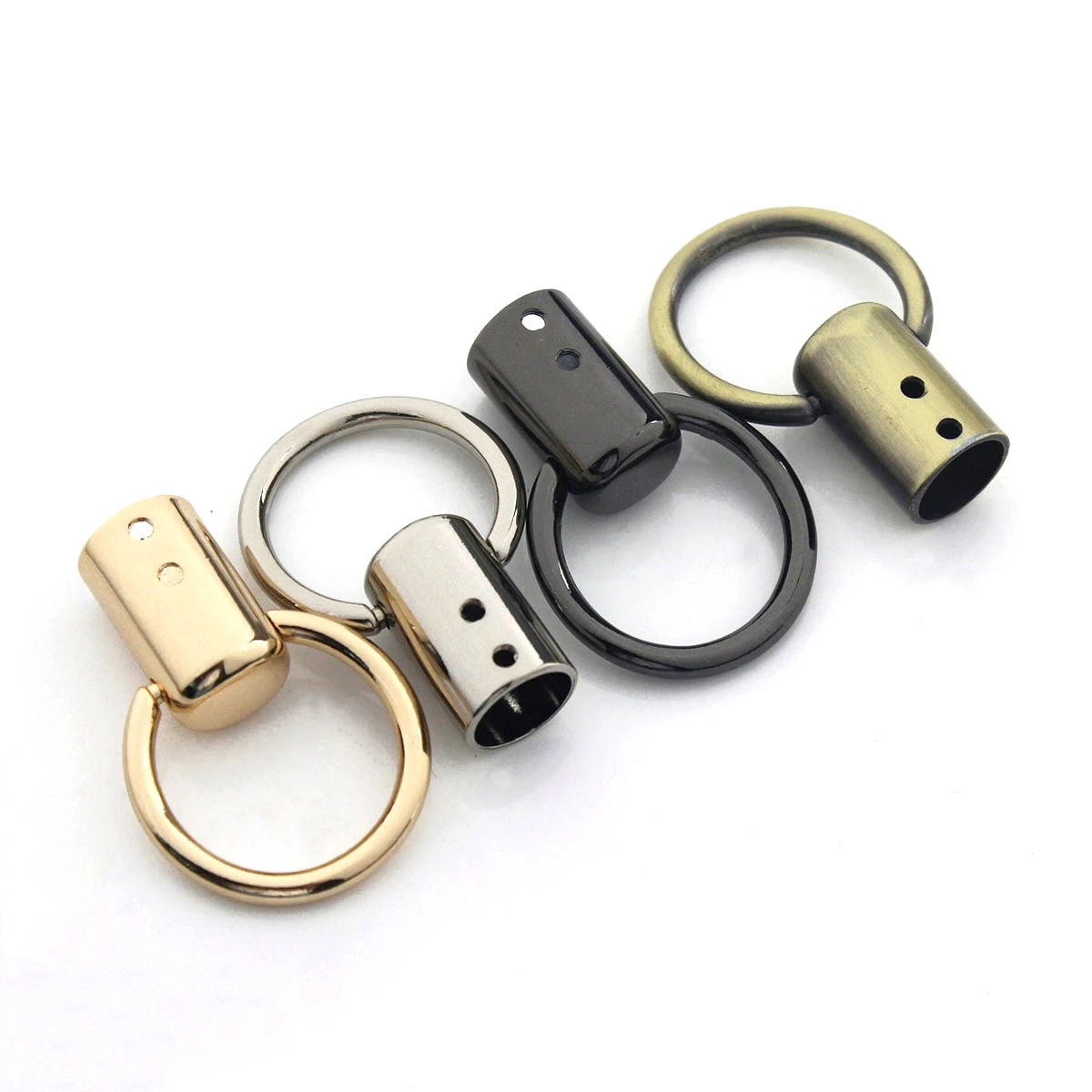 2pcs Metal Bag Side Edge Hang Buckle New Style Clip Buckle for DIY Leather Craft Bag Strap Belt Handle Shoulder Accessories