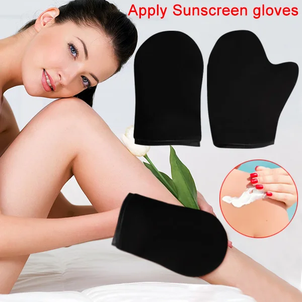 Reusable Body Self Tan Applicator Tanning Gloves Cream Lotion Mousse Glove Self Tanner EA