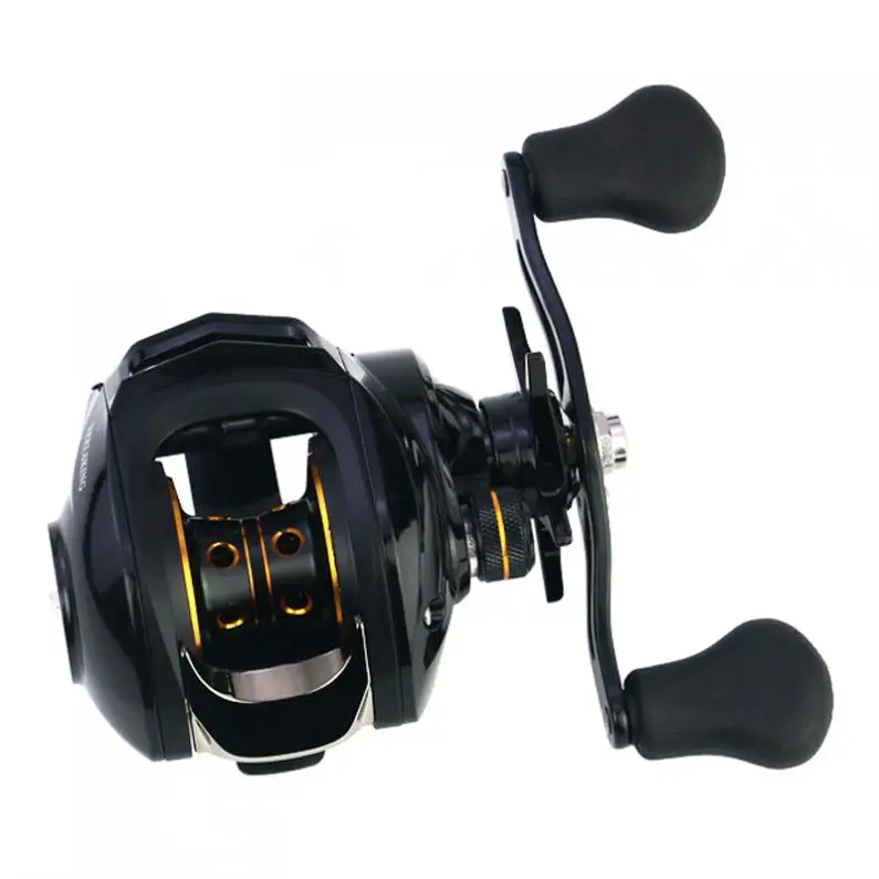 Fishing Bait Casting Reel 17+1BB High Speed 7.1:1 Gear Ratio Braking Force 8KG / 18LB with Right Left Hand Optional