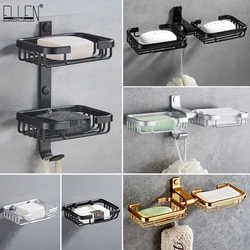 Wall Mounted Soap Dishes Soap Holder Soap Basket Bathroom Accessories Aluminum Banheiro Bath Hardware EL0003