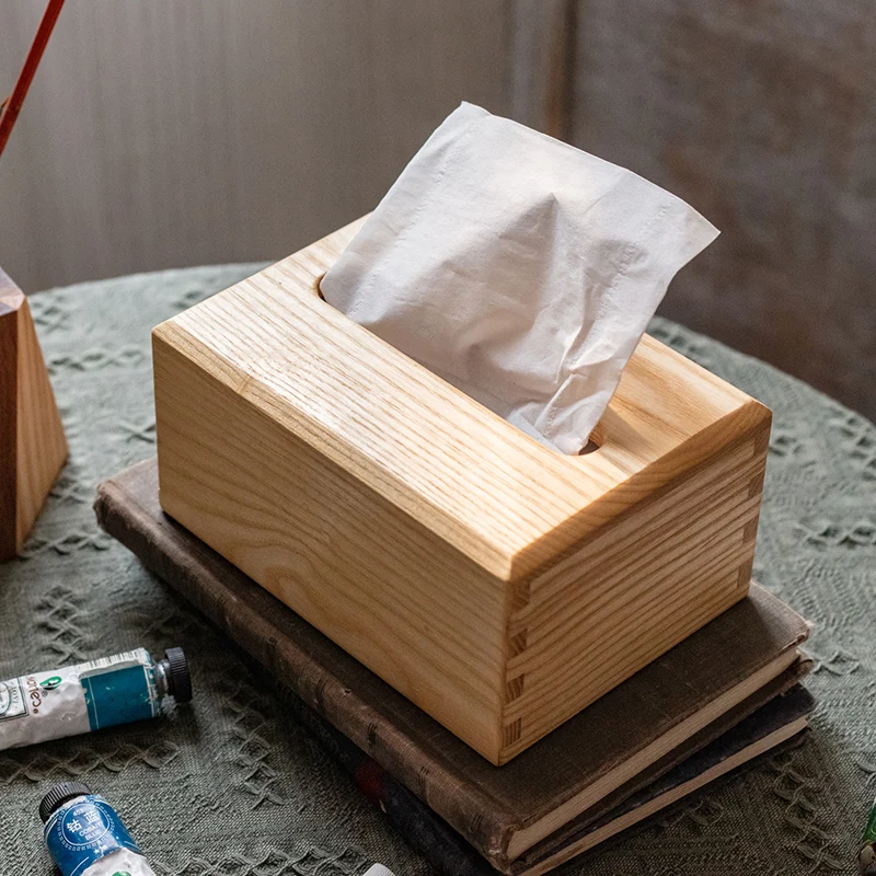 

Ash Wood Tissue Box Design