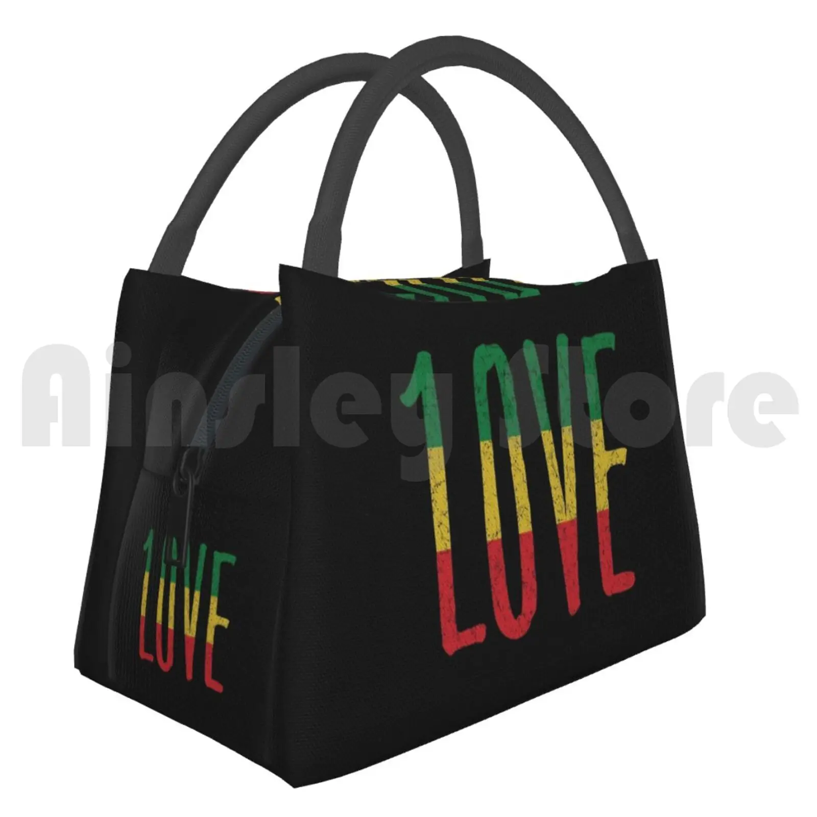 

Cooler Lunch Bag Picnic Bag Rasta Reggae Music One Love Peace Rasta Reggae Hat Facial Jamaica Rastafari