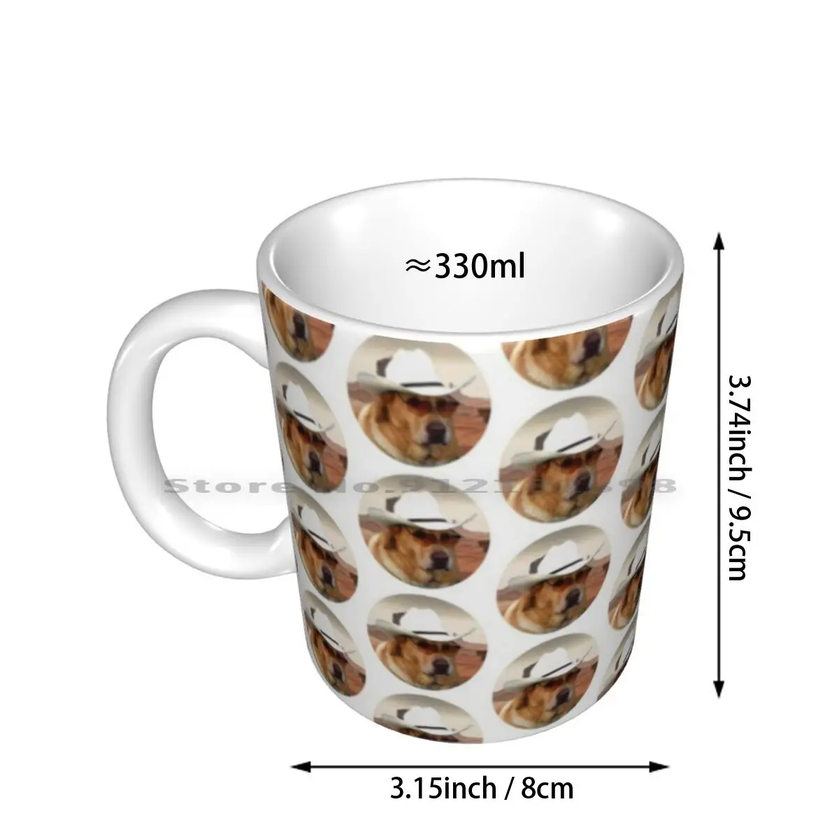 Doggo Stickers : Cowboy Ceramic Mugs Coffee Cups Milk Tea Mug Dogs Doggo Corgi Lobster Corgi Corgi Dog Dog Lover Puppy Meme