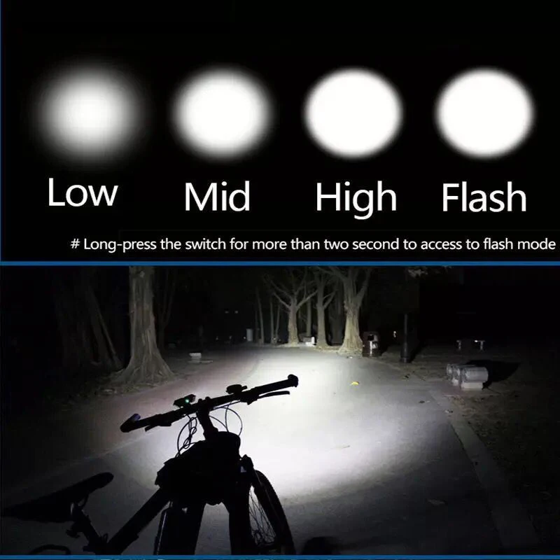 New T6 LED Bike Light 12000 Lm 3 x XML 3 Modes Bicycle Lamp Headlight Cycling Torch bike light led flashlight Accessories