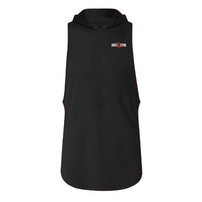 Brand Hooded New Gyms Tank Top Men Cotton Vest Bodybuilding Muscle Tops Sleeveless Shirt Casual Clothing Singlet  Fitness 