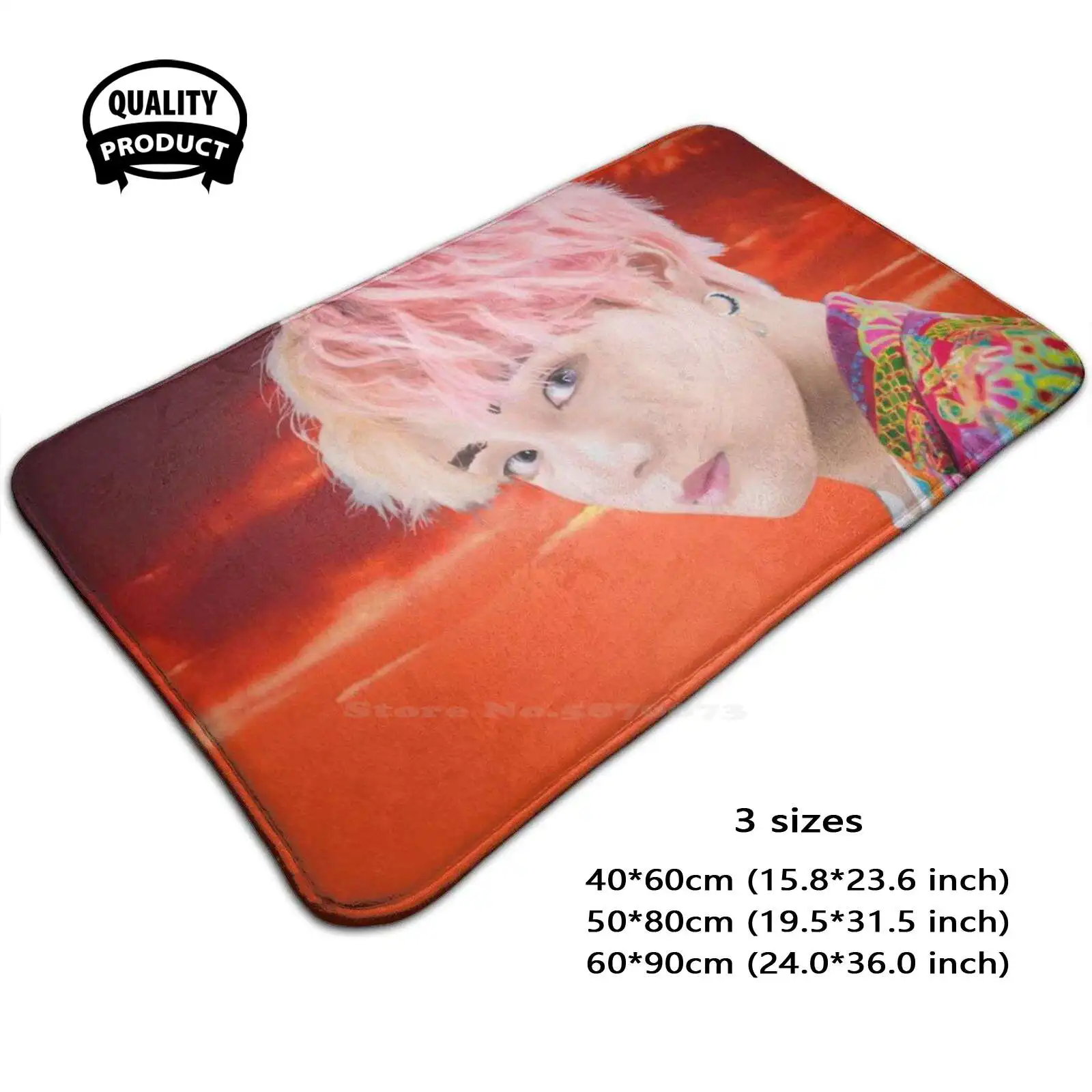 V Idol Soft Cushion Home Carpet Door Mat Car Rug Kim Taehyung Kimtaehyung V Idol Kpop K Pop