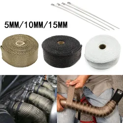 Motorcycle Exhaust Thermal Exhaust Tape Header Heat Wrap Resistant Downpipe For Motorcycle Car Accessories