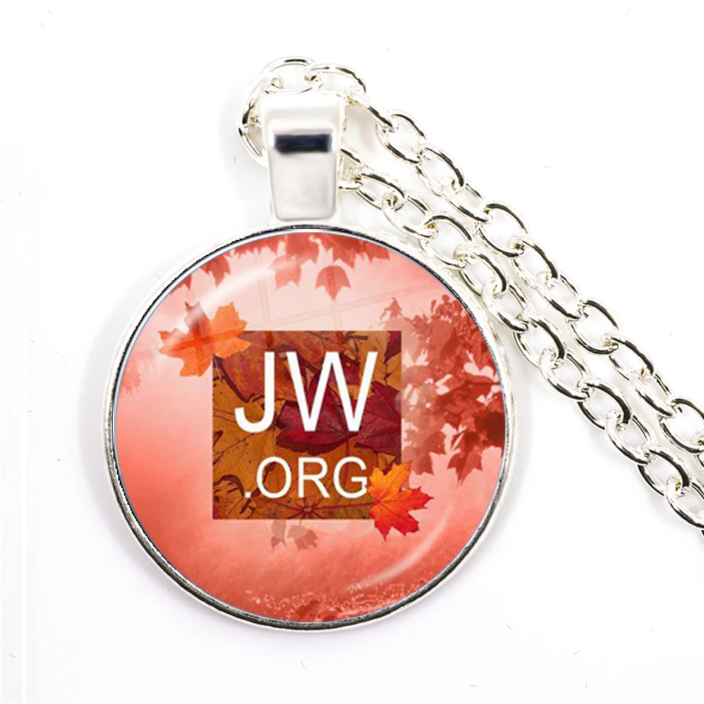 JW.org قلادة شهود يهوه صورة فنية 25 مللي متر الزجاج كابوشون قلادة للمؤمنين الكاثوليكية مجوهرات النساء الفتيات الرجال هدية