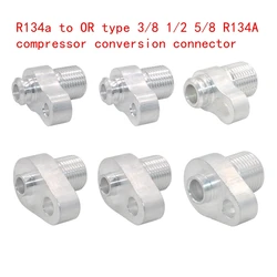 1 pieces (3/8 1/2 5/8) compressor interface R134a converter, R134a to OR type 3/8 1/2 5/8 R134A compressor conversion connector