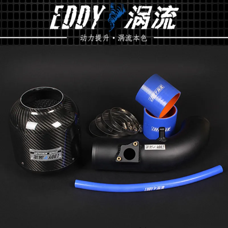 EDDY Intake System Air Intake Pipe & Carbon Fiber Air Filter for Honda Odyssey 2.4L 2015 2016 2017 2018 Car Engine Parts