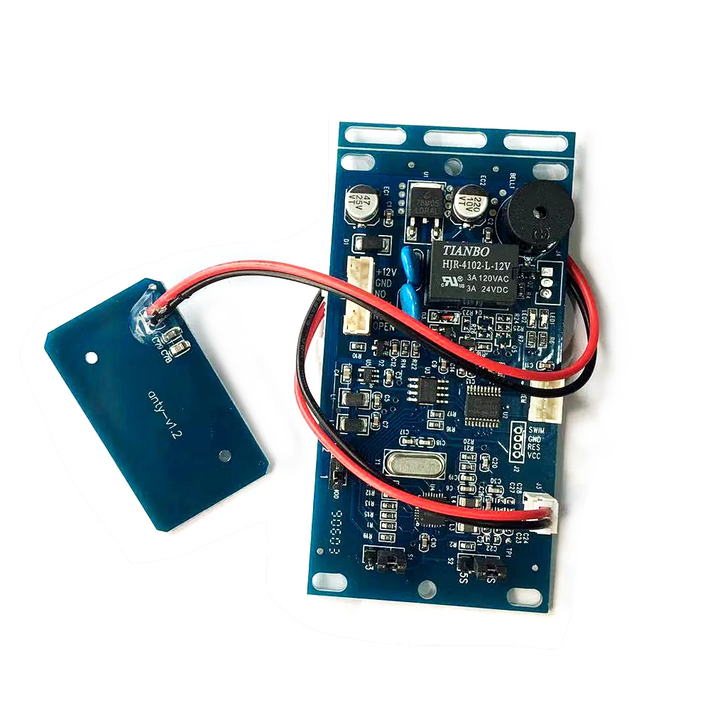 Imagem -02 - Rfid Placa de Sistema de Controle de Acesso de Proximidade Módulo de Intercomunicação de Construção Módulo de Controle de Acesso Embutido 2500 Usuário 125khz 13.56mhz