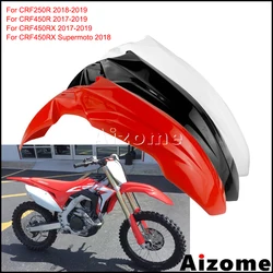 Motorcyle Dirt Bike Front Fender For Honda CRF250R CRF250RX CRF450R CRF450RX 2018 2019 2020 CRF450 CRF250 Enduro Mudguard Red