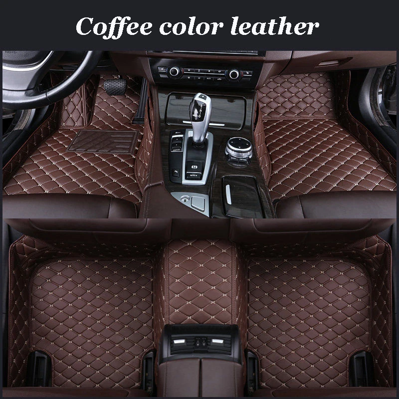 Custom car mats for Suzuki S-cross 2014 2015 2016 2017  Waterproof and wear-resistant leather carpet Car Accessory