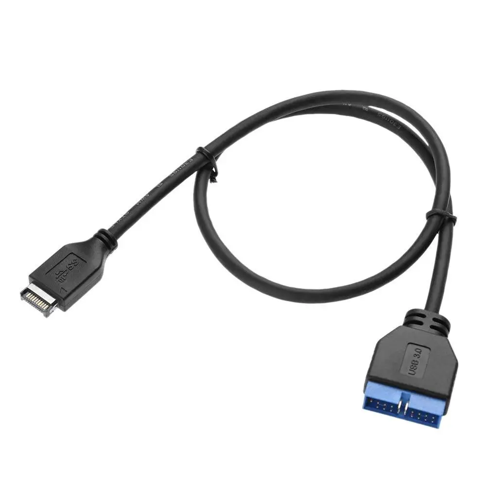 Cable de extensión USB 3,1 tipo E macho a USB 3,0 IDC 20Pin hembra, convertidor para adaptador ASUS