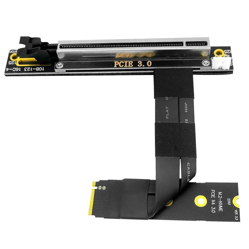 M.2 Ngff Nvme Sleutel M Extender Kabel Naar Pcie X16 Videokaart Riser Adapter 16x Pci-E Pci-Express Voor m2 2230 2242 2260 2280