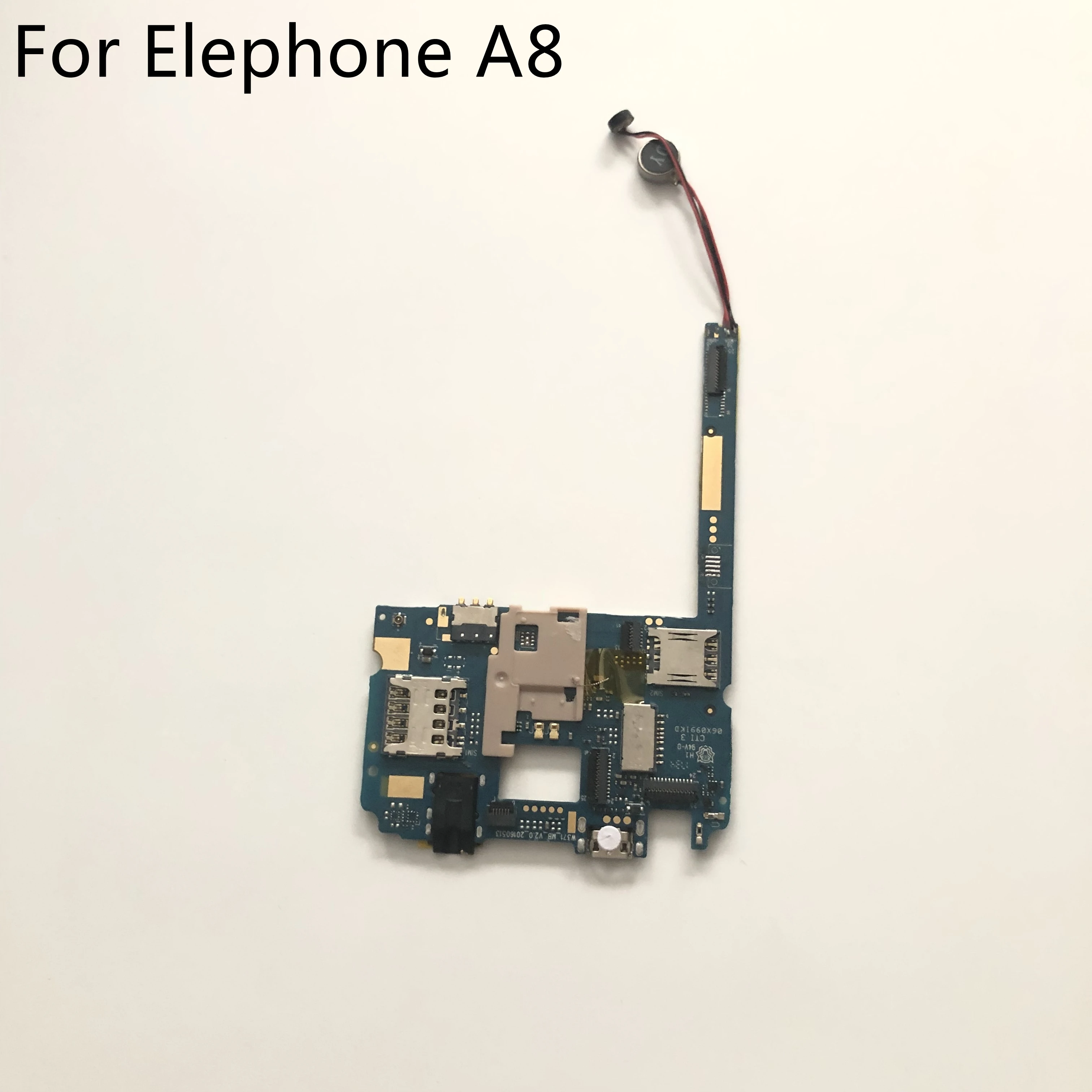 Mainboard 1G RAM+8G ROM Motherboard + Vibration Motor Mic Microphone For Elephone A8 MediaTek MT6580 5.0