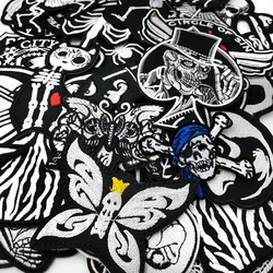 CAT Butterfly Patch Embroidery Applique Ironing Sewing Supplies Decorative Badges For Clothing Accessories Horse Star