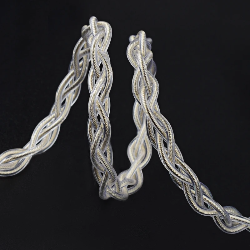 NiceHCK SilverDay كابل 5N الفضة مطلي OCC سماعة ترقية سلك 3.5/2.5/4.4 مللي متر MMCX/2Pin/QDC دبوس ل النبيل topman MK3 X7 ZAS