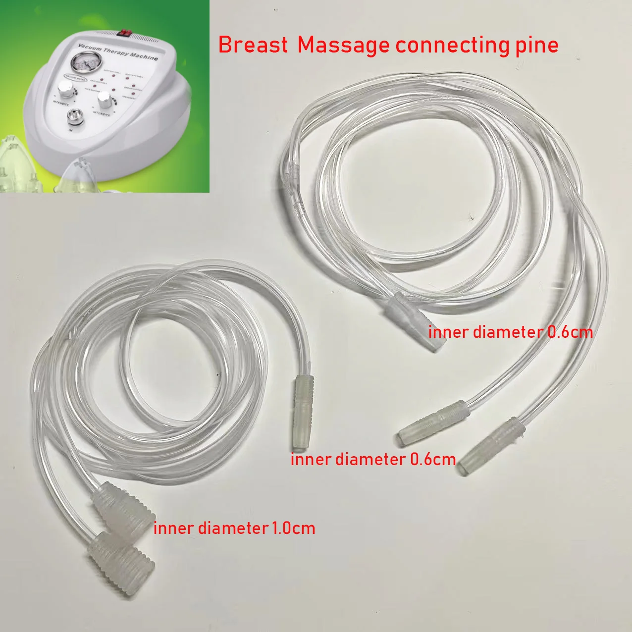 Aansluiten Buizen Voor Vacuüm Massage Therapie Machine Uitbreiding Pomp Lifting Breast Enhancer Massager Cup