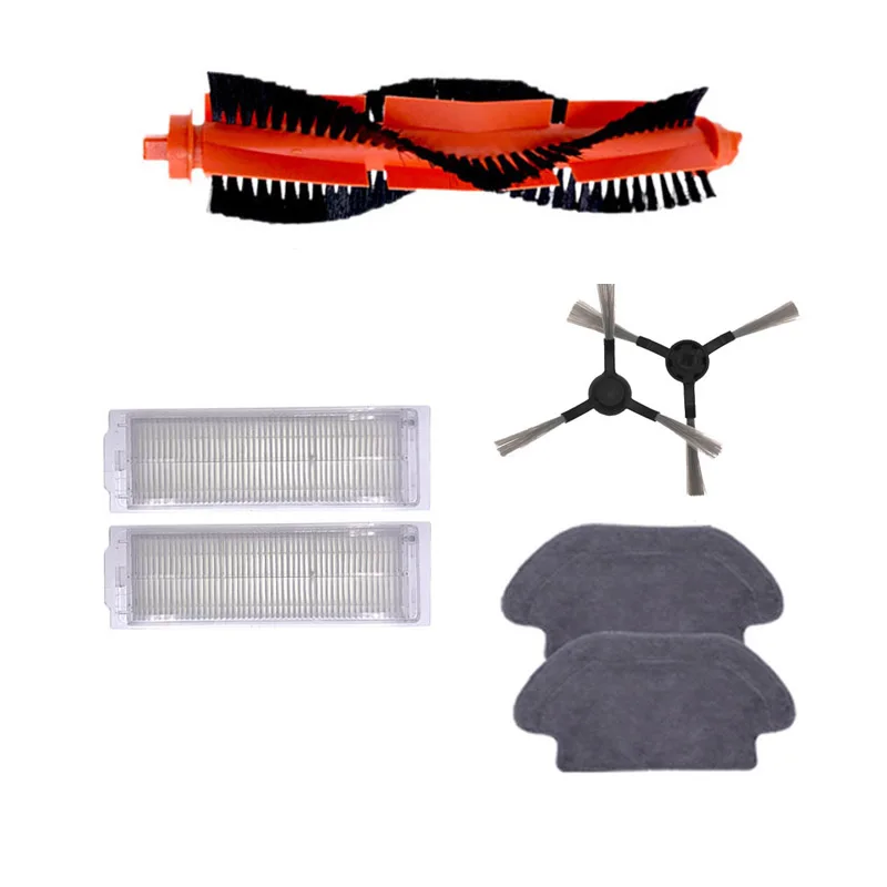 Spazzola principale Filtro Hepa Spazzola laterale Panno per mop per xiaomi STYJ02YM Mi Mop Pro XMSTJQR2S Conga 3490 Viomi V2 PRO V3 SE V-RVCLM21B 3C