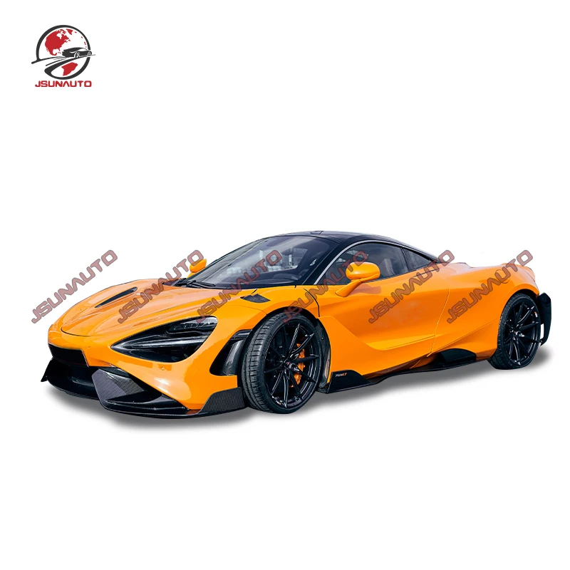 For McLaren-720S Upgrade 765lt Style Refit Body Kit Front Bumper  Grid Intake Side Skirts Fender Rear Spoiler Carbon Fiber Kit