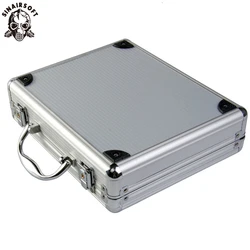 Aluminum Alloy Tactical Hard Pistol Case Gun Bag Case Padded Foam Lining For Hunting Airsoft Glock Ipsc Tool Toolbox Suitcase