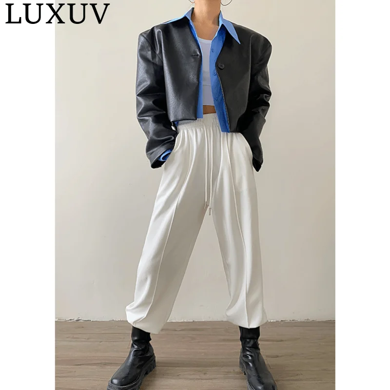 luxuv-biker-zipper-jacket-women-undefined-imitation-leather-cropped-coat-y2k-clothing-autumn-faux-outfit-chic-bomber-trench