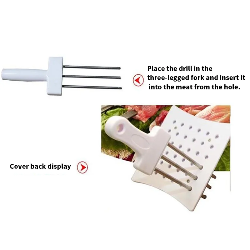 가정용 데스크탑 소형 단순 스트링거, 고기 기계, 고기 기계 휴대용 바베큐 도구, 고효율 바베큐 샵
