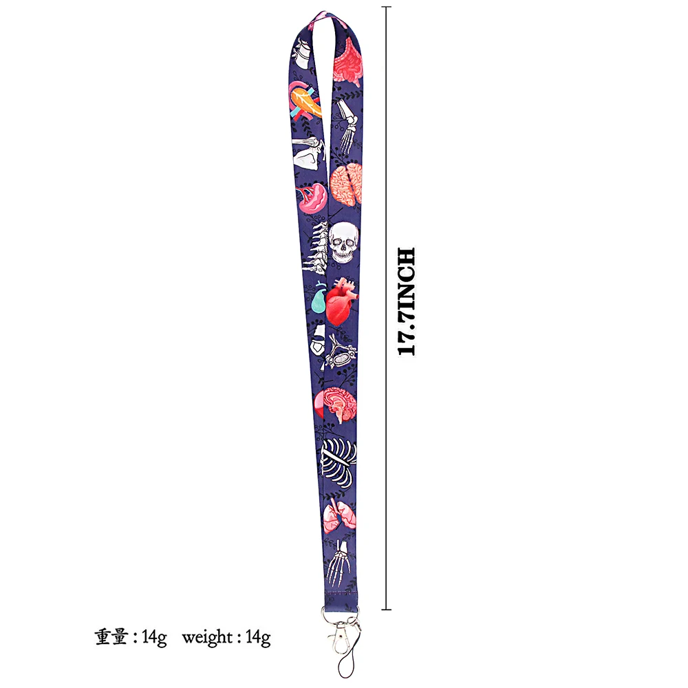 YL835 Cordones de médico y enfermera para llave, correa para el cuello, cordón para tarjeta, soporte para tarjeta de identificación, llavero de gimnasio, llaves DIY, llaveros de cuerda para colgar