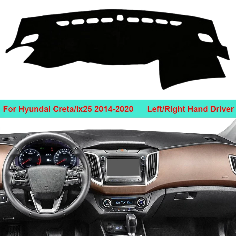 Dla Hyundai Creta Ix25 2014 2015 2016 2017 2018 2019 2020 LHD RHD samochodów Auto pokrywa deski rozdzielczej dywan Cape Dashmat podkładka ochronna