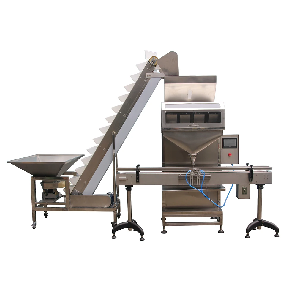 

Automatic Granule particule Filling Weighing Machine Soybeans Rice Seeds Peanut Corn Grain Coffee Bean Automatic Feeding Machine