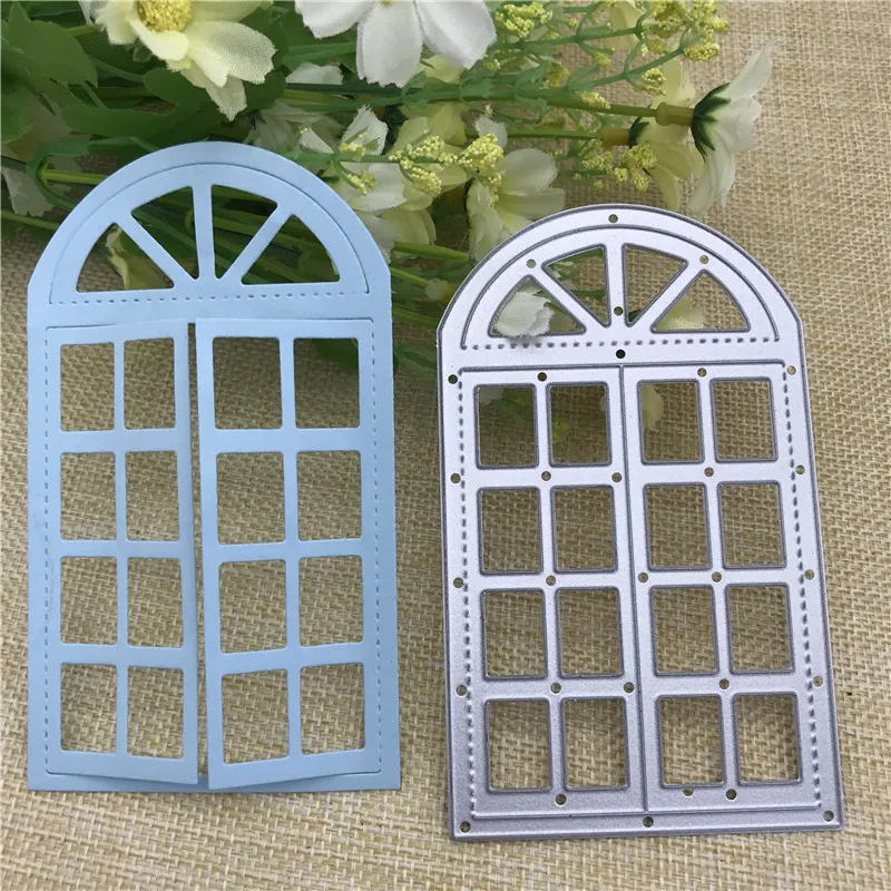 Window Metal stencil mold Cutting Dies decoration scrapbook die cuts Album Paper Craft Embossing DIY Card Crafts