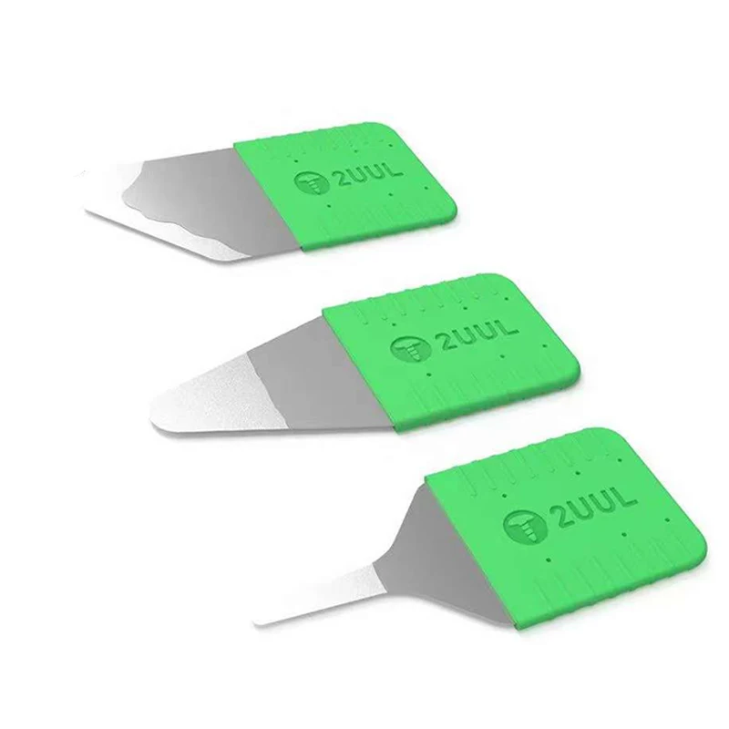 2UUL XYZ شاشة فتاحة شاشة LCD Spudger فتح حدق بطاقة أدوات رقيقة جدا مرنة الهاتف المحمول الصلب المعادن تفكيك